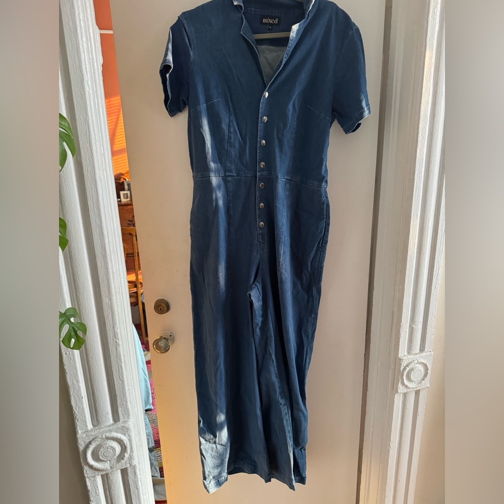 Denim Blue Jumpsuit